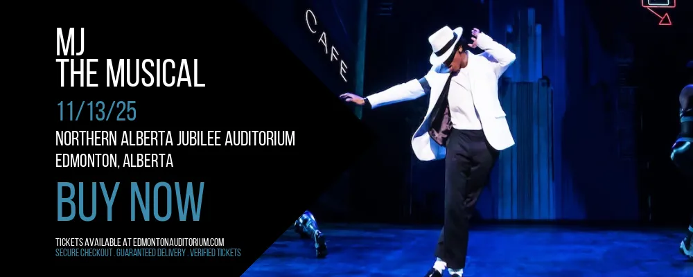 MJ at Northern Alberta Jubilee Auditorium