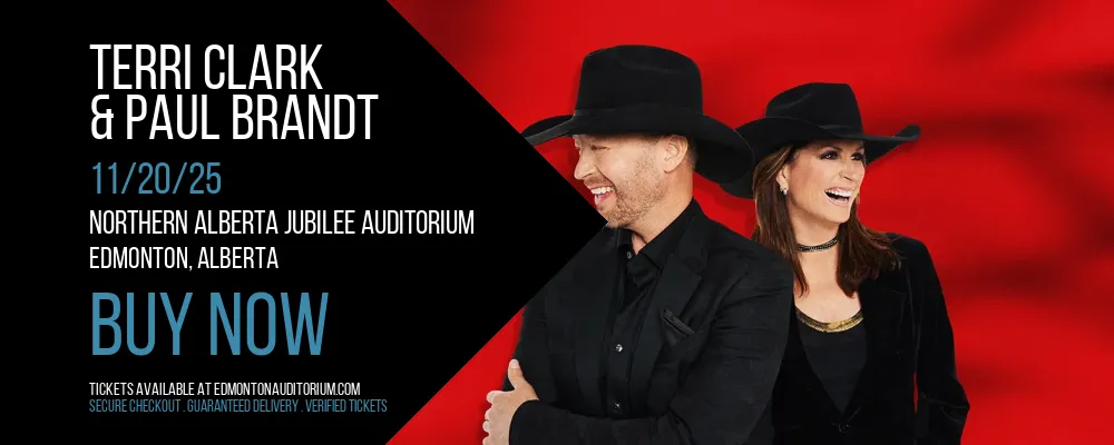 Terri Clark & Paul Brandt at Northern Alberta Jubilee Auditorium