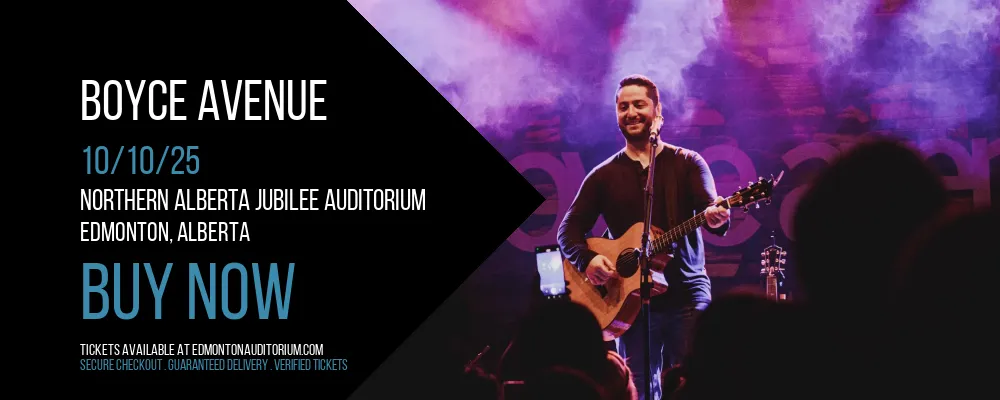 Boyce Avenue at Northern Alberta Jubilee Auditorium