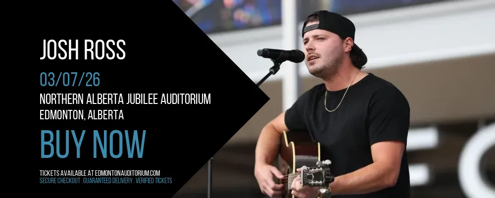 Josh Ross at Northern Alberta Jubilee Auditorium