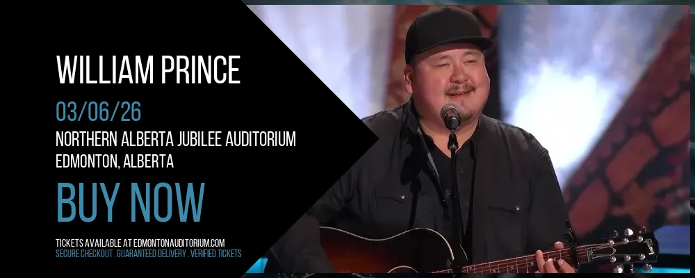 William Prince at Northern Alberta Jubilee Auditorium