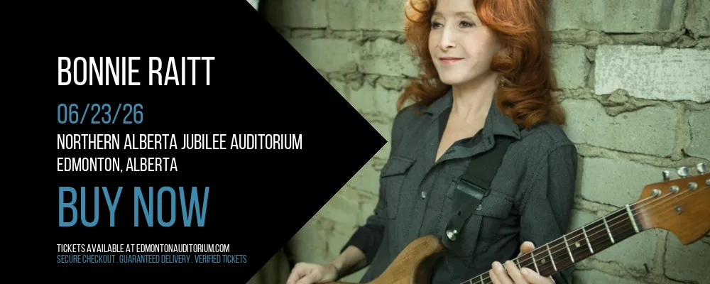 Bonnie Raitt at Northern Alberta Jubilee Auditorium