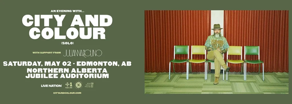 City and Colour at Northern Alberta Jubilee Auditorium
