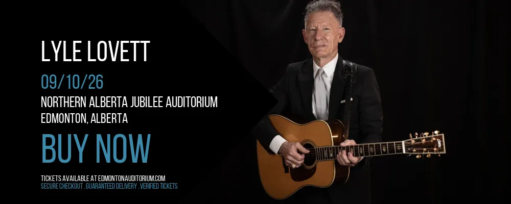 Lyle Lovett at Northern Alberta Jubilee Auditorium
