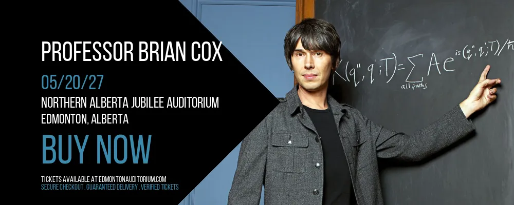 Professor Brian Cox at Northern Alberta Jubilee Auditorium